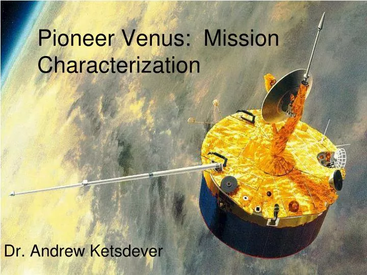 pioneer venus mission characterization
