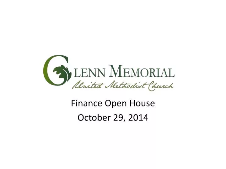 finance open house october 29 2014