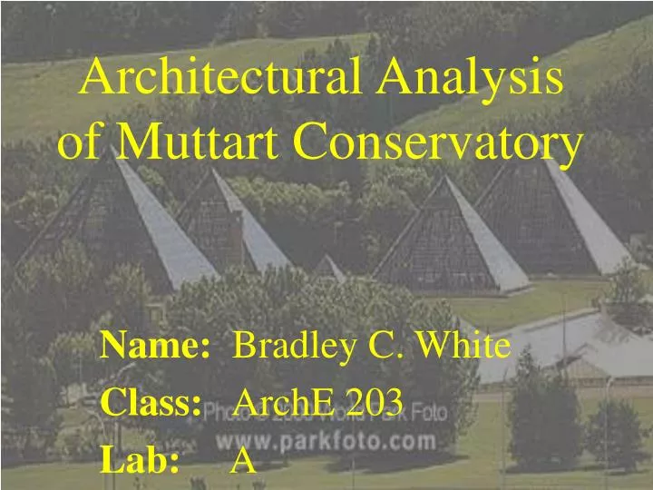 architectural analysis of muttart conservatory