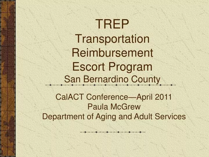 trep transportation reimbursement escort program san bernardino county