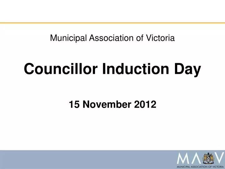 councillor induction day