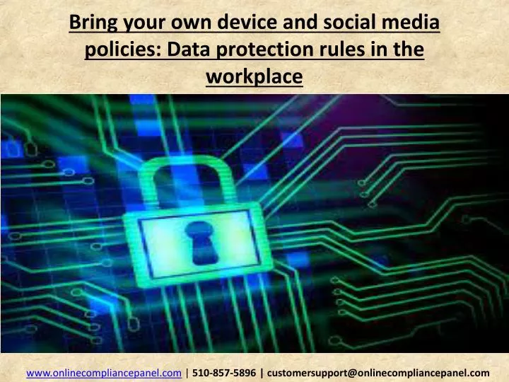 bring your own device and social media policies data protection rules in the workplace