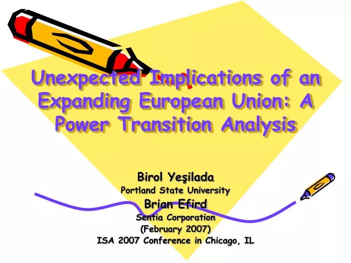 unexpected implications of an expanding european union a power transition analysis