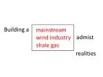 Navigating Challenges: Wind Industry Amidst Shale Gas Realities - slide 1