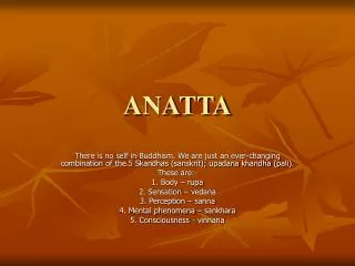 ANATTA