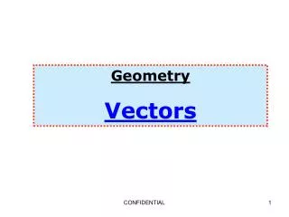Geometry Vectors
