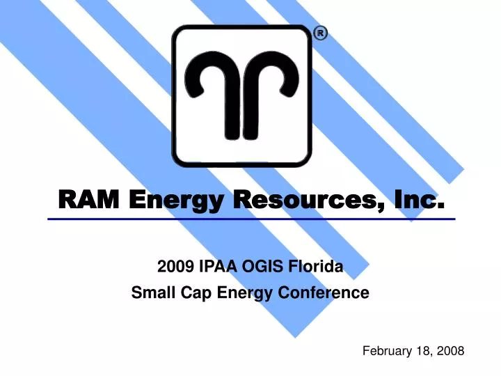 ram energy resources inc