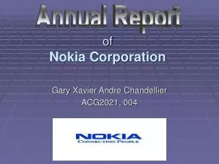 of Nokia Corporation