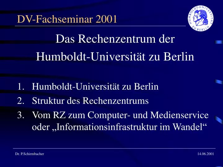 dv fachseminar 2001