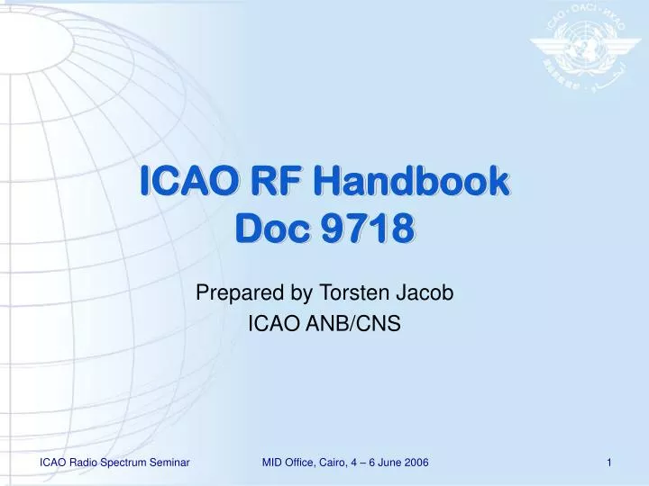 icao rf handbook doc 9718