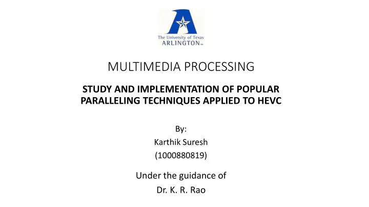 multimedia processing