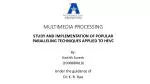MULTIMEDIA PROCESSING - slide 1