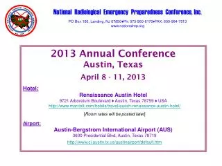 National Radiological Emergency Preparedness Conference, Inc.