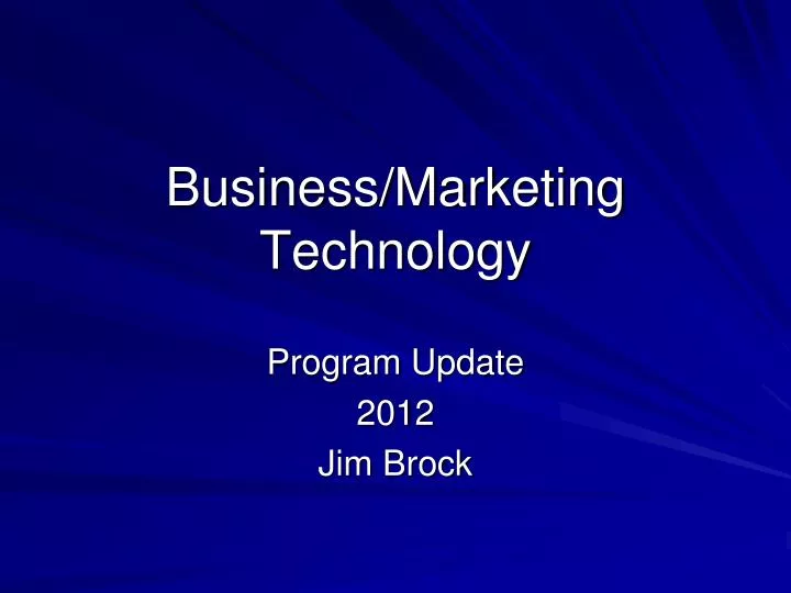 business marketing technology