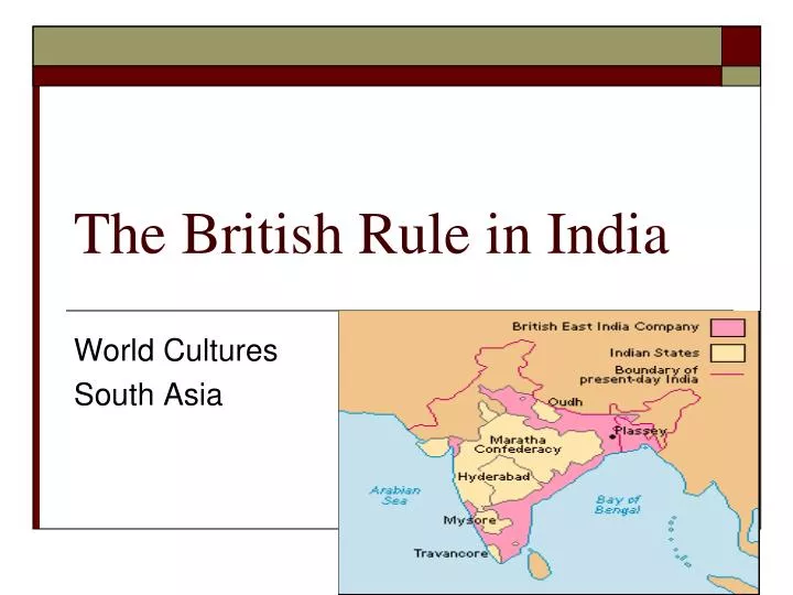 the british rule in india