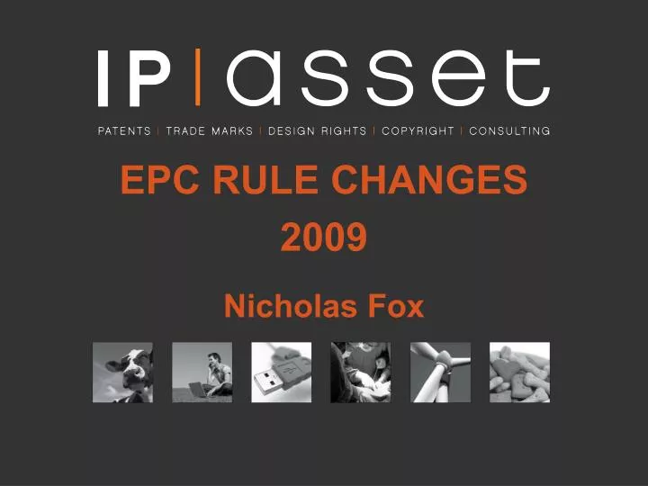 epc rule changes 2009 nicholas fox
