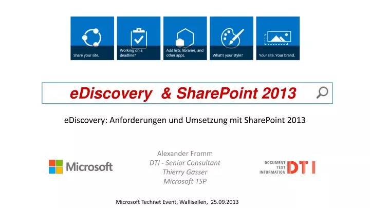 ediscovery sharepoint 2013