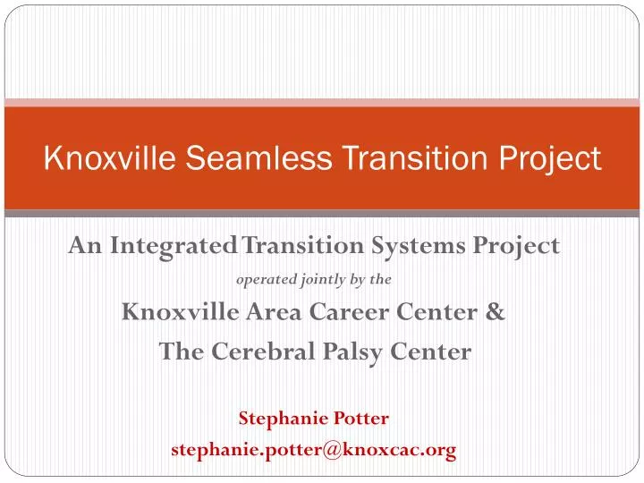 knoxville seamless transition project