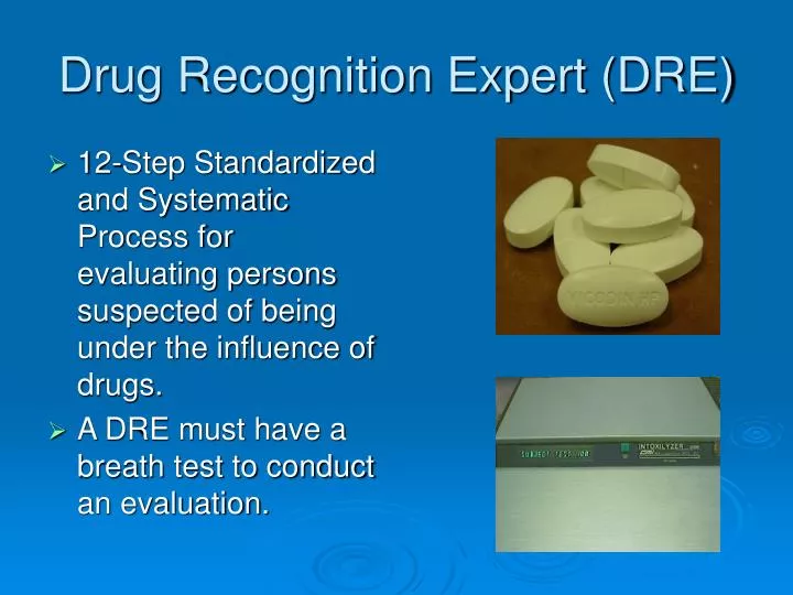 drug recognition expert dre