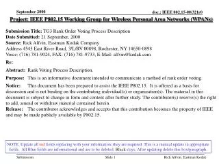 Project: IEEE P802.15 Working Group for Wireless Personal Area Networks (WPANs)