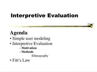 Interpretive Evaluation