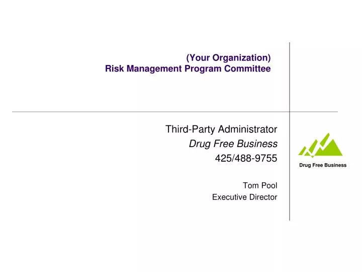 your organization risk management program committee