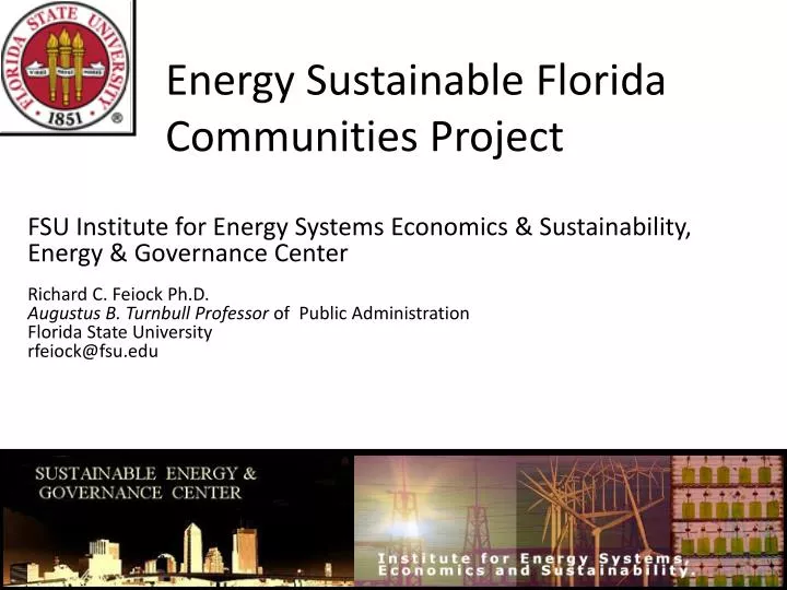 energy sustainable florida communities project
