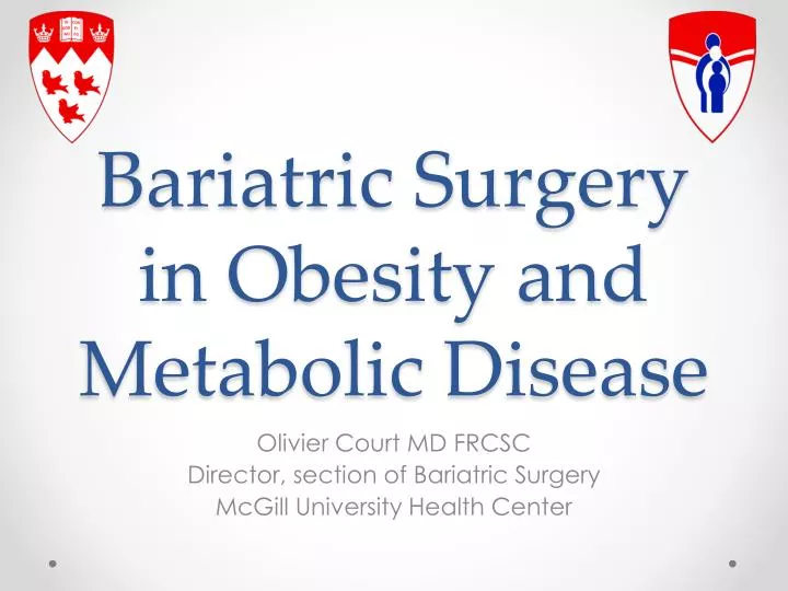 bariatric surgery in obesity and metabolic disease