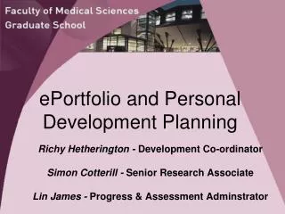 ePortfolio and Personal Development Planning