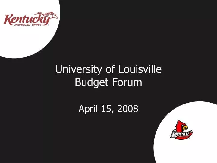 university of louisville budget forum