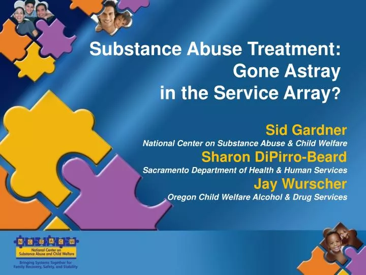 substance abuse treatment gone astray in the service array