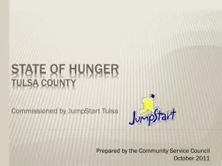 State Of HUNGER tulsa County