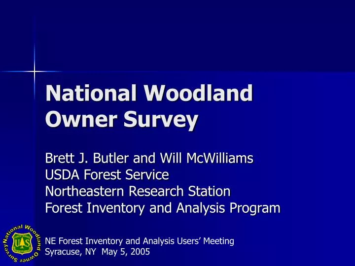 national woodland owner survey