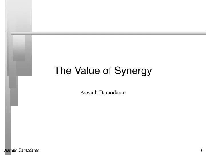 the value of synergy