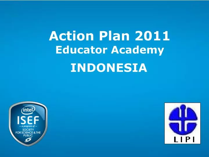 action plan 2011 educator academy