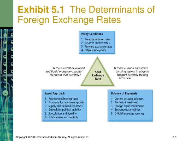 exhibit 5 1 the determinants of foreign exchange rates