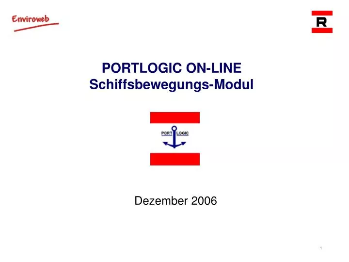 portlogic on line schiffsbewegungs modul