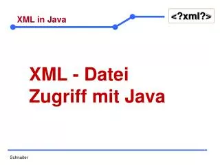 XML in Java