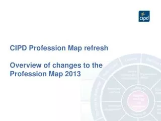 CIPD Profession Map refresh Overview of changes to the Profession Map 2013