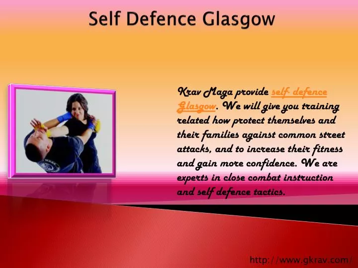 self defence glasgow