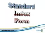 Standard Index Form - slide 1