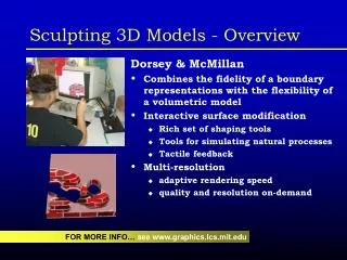Sculpting 3D Models - Overview