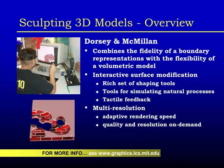 sculpting 3d models overview
