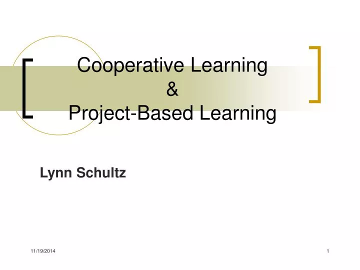 cooperative learning project based learning