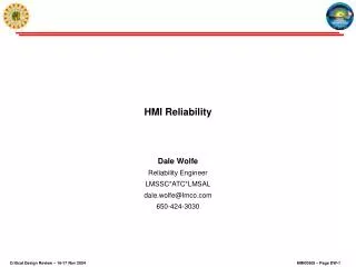HMI Reliability