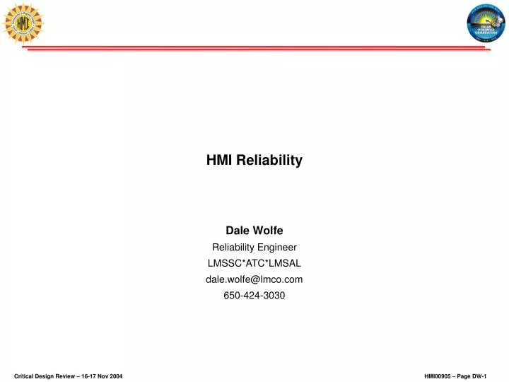 hmi reliability