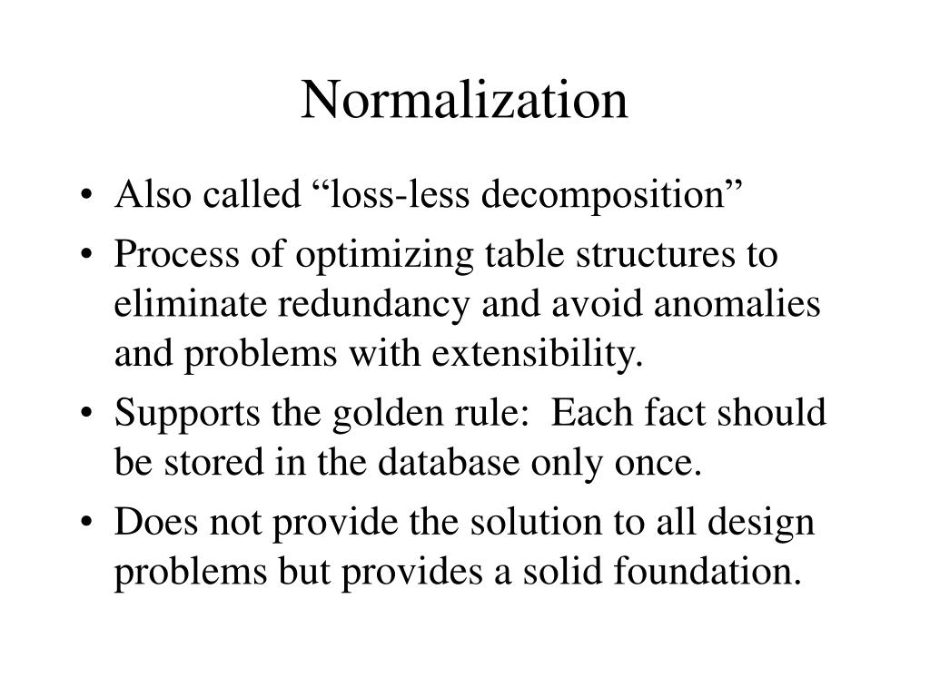 PPT - Mastering Database Normalization for Structured Table Design ...