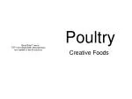 make a powerpoint presentation of classifications of poultry and the products they produce