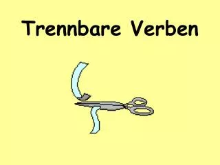 trennbare verben