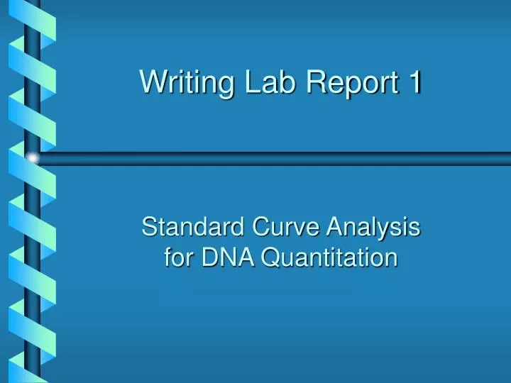 writing lab report 1
